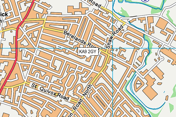 KA9 2GY map - OS VectorMap District (Ordnance Survey)