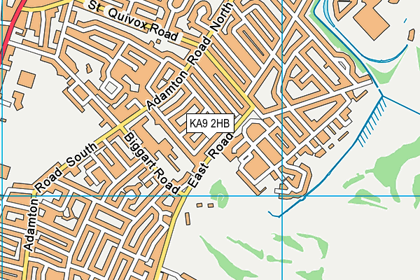 KA9 2HB map - OS VectorMap District (Ordnance Survey)