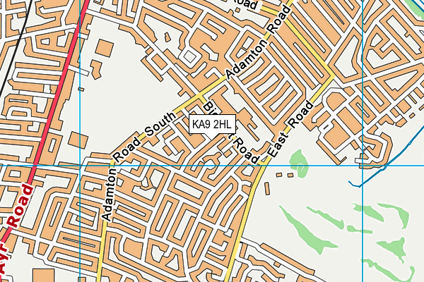 KA9 2HL map - OS VectorMap District (Ordnance Survey)