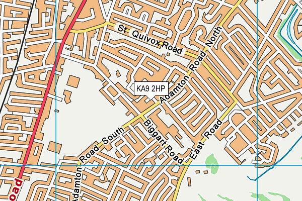KA9 2HP map - OS VectorMap District (Ordnance Survey)