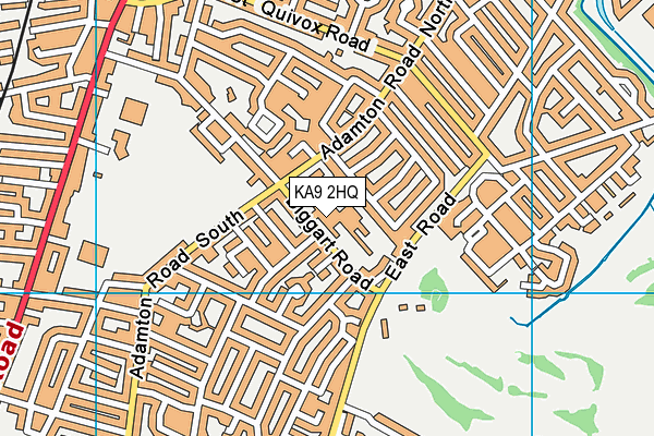 KA9 2HQ map - OS VectorMap District (Ordnance Survey)