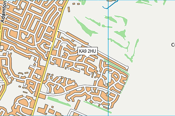 KA9 2HU map - OS VectorMap District (Ordnance Survey)