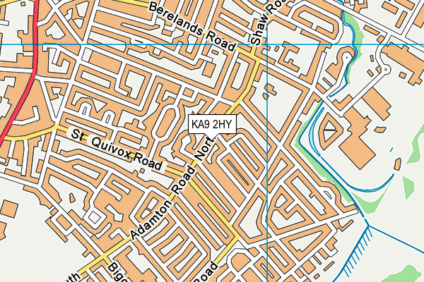 KA9 2HY map - OS VectorMap District (Ordnance Survey)