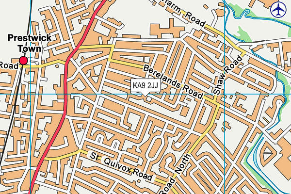 KA9 2JJ map - OS VectorMap District (Ordnance Survey)