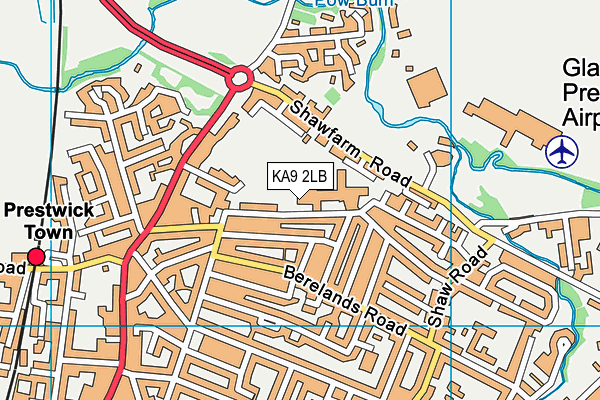 KA9 2LB map - OS VectorMap District (Ordnance Survey)