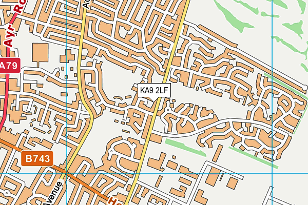 KA9 2LF map - OS VectorMap District (Ordnance Survey)