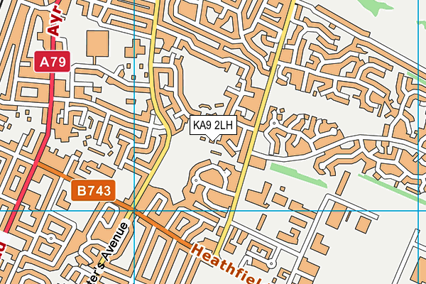 KA9 2LH map - OS VectorMap District (Ordnance Survey)