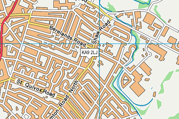 KA9 2LJ map - OS VectorMap District (Ordnance Survey)