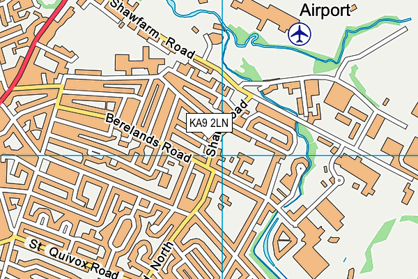 KA9 2LN map - OS VectorMap District (Ordnance Survey)