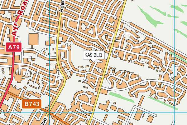 KA9 2LQ map - OS VectorMap District (Ordnance Survey)