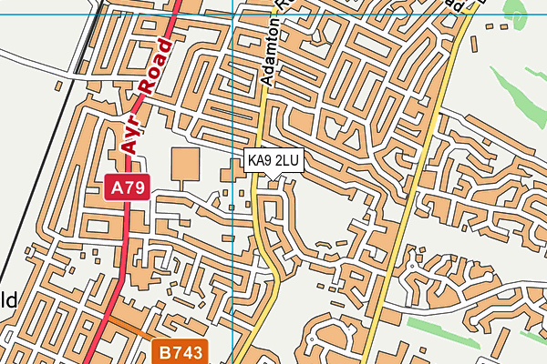 KA9 2LU map - OS VectorMap District (Ordnance Survey)