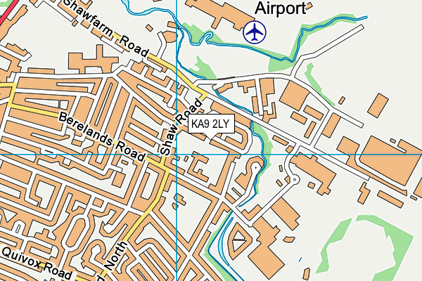 KA9 2LY map - OS VectorMap District (Ordnance Survey)
