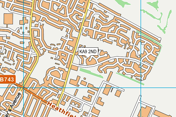 KA9 2ND map - OS VectorMap District (Ordnance Survey)