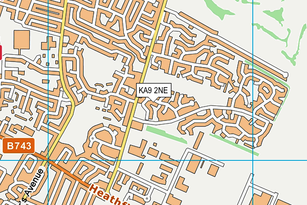 KA9 2NE map - OS VectorMap District (Ordnance Survey)