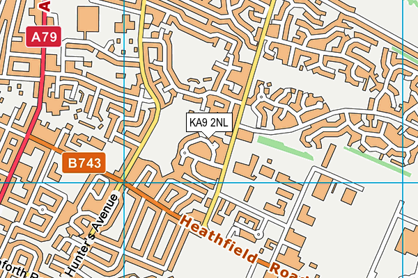 KA9 2NL map - OS VectorMap District (Ordnance Survey)
