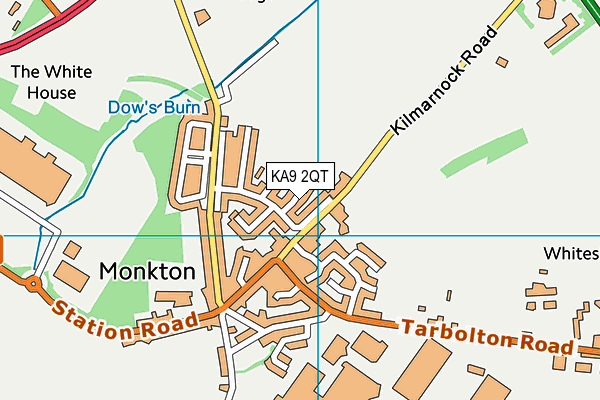 KA9 2QT map - OS VectorMap District (Ordnance Survey)