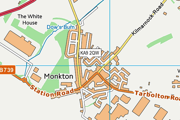 KA9 2QW map - OS VectorMap District (Ordnance Survey)