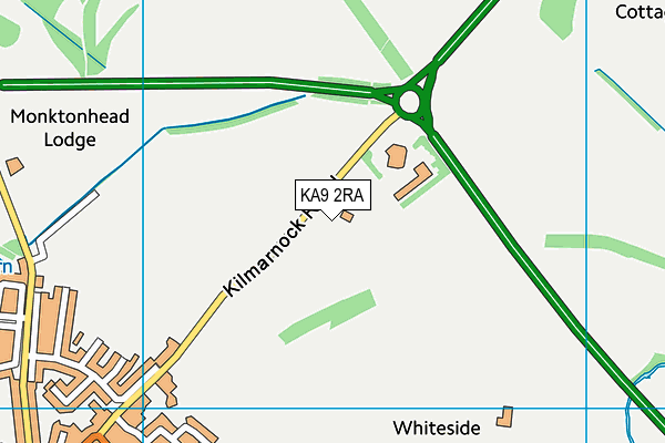 KA9 2RA map - OS VectorMap District (Ordnance Survey)