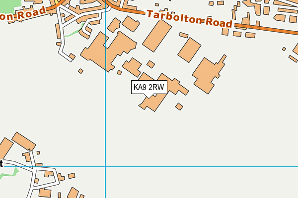 KA9 2RW map - OS VectorMap District (Ordnance Survey)