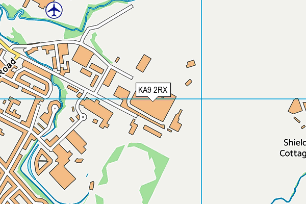 KA9 2RX map - OS VectorMap District (Ordnance Survey)