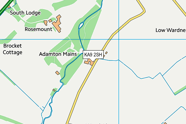 KA9 2SH map - OS VectorMap District (Ordnance Survey)