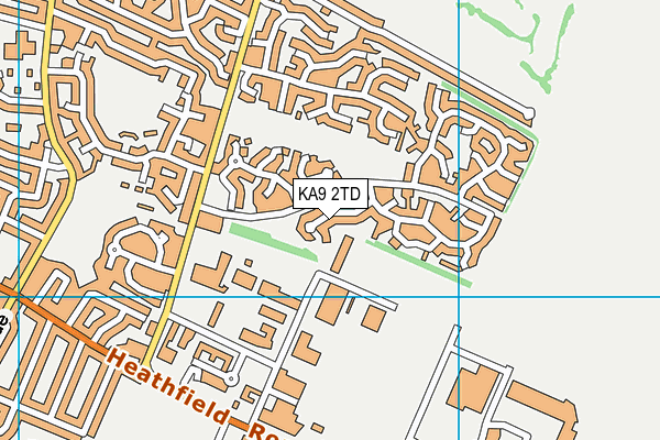 KA9 2TD map - OS VectorMap District (Ordnance Survey)