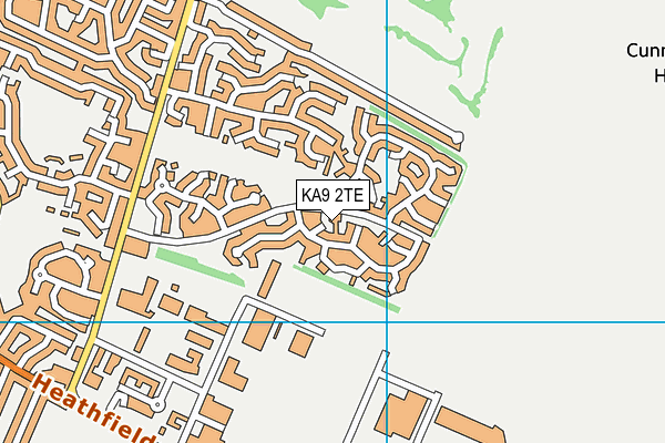 KA9 2TE map - OS VectorMap District (Ordnance Survey)