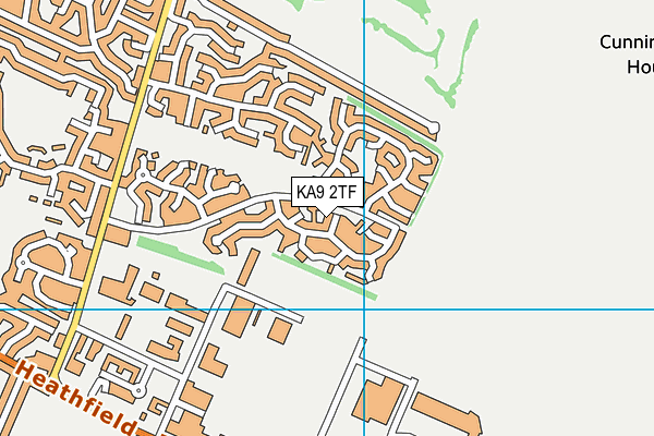 KA9 2TF map - OS VectorMap District (Ordnance Survey)