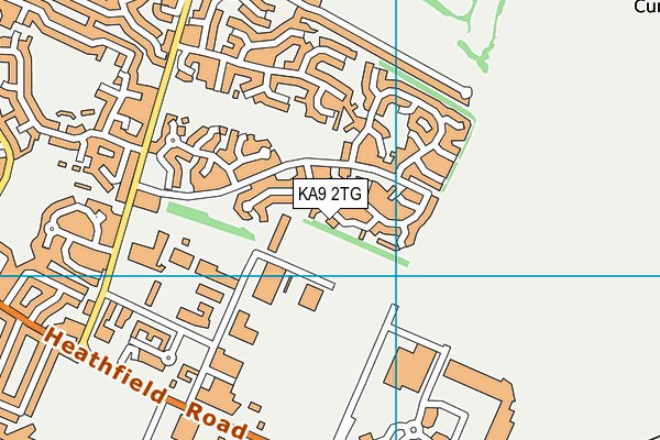 KA9 2TG map - OS VectorMap District (Ordnance Survey)