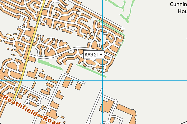 KA9 2TH map - OS VectorMap District (Ordnance Survey)