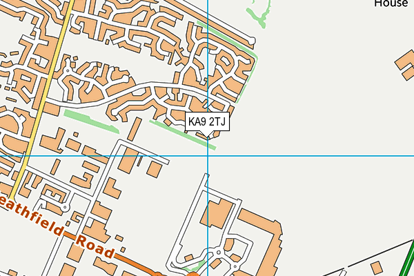 KA9 2TJ map - OS VectorMap District (Ordnance Survey)