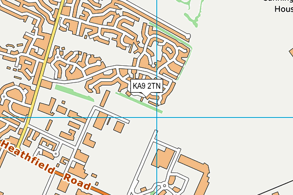 KA9 2TN map - OS VectorMap District (Ordnance Survey)