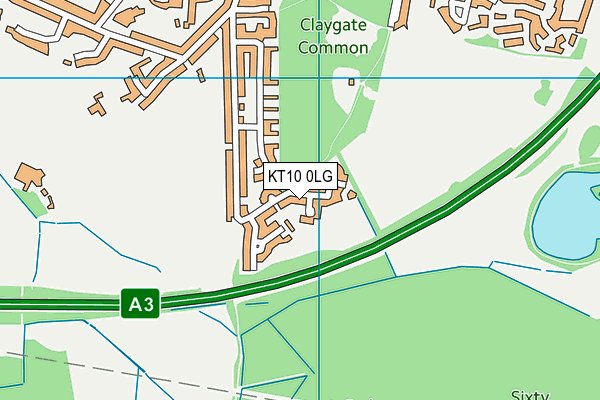Map of THE SURREY FITNESS COMPANY LIMITED at district scale