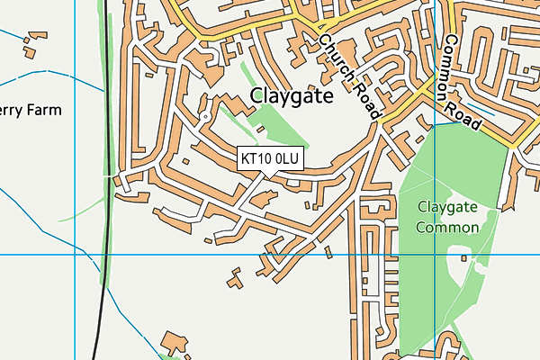Map of HOLLY LODGE (WEYBRIDGE) FREEHOLD LIMITED at district scale
