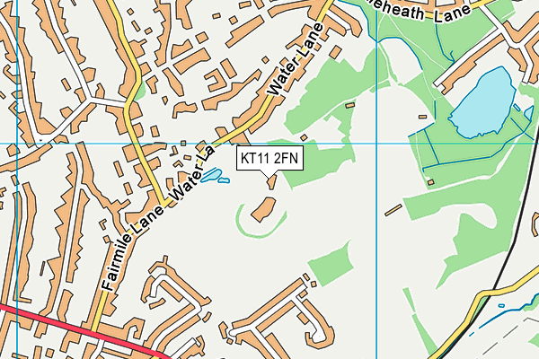 KT11 2FN map - OS VectorMap District (Ordnance Survey)