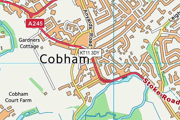 Map of HANDSDOWN COBHAM LLP at district scale