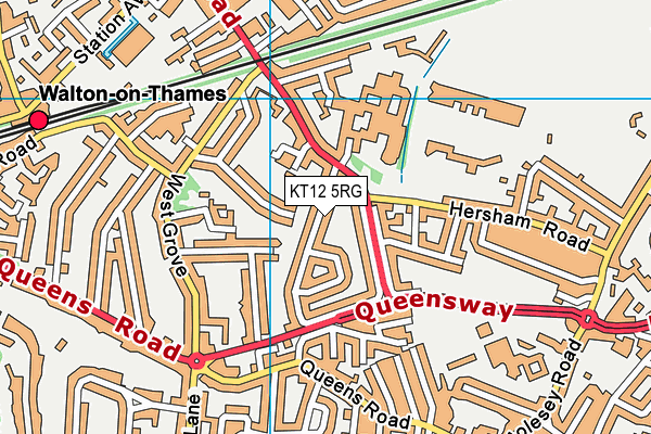 Map of 18-28 SURBITON ROAD (KINGSTON) FREEHOLD LIMITED at district scale