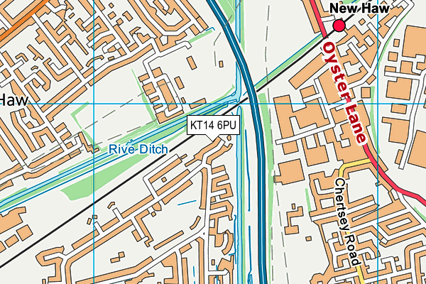 Map of GORSELANDS CLOSE (BYFLEET) RESIDENTSASSOCIATION LIMITED at district scale