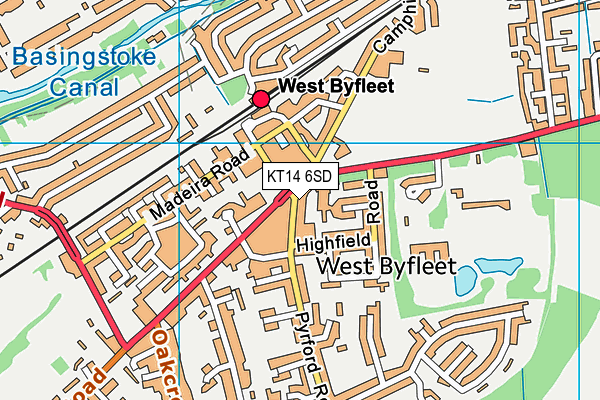 Map of PYRFORD ENGINEERING LIMITED at district scale