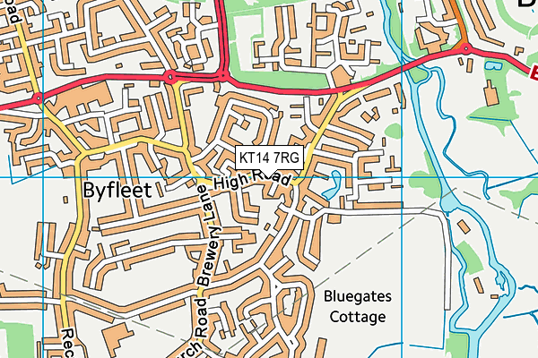 Map of BYFLEET AUTOCARE LIMITED at district scale