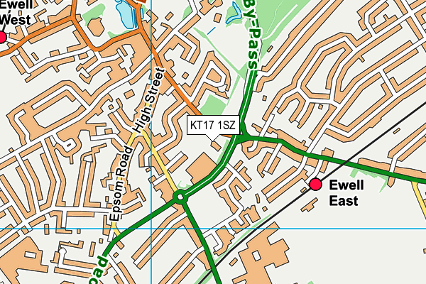 Map of SEYMOUR MEWS (EWELL) MANAGEMENT COMPANY LIMITED at district scale