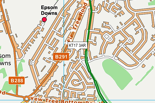 Map of BANKSIDE (EPSOM DOWNS) MANAGEMENT COMPANY LIMITED at district scale