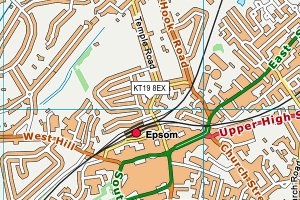 Map of TOP CHEF (EPSOM) LIMITED at district scale
