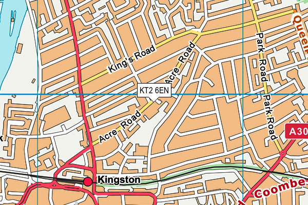 St Luke's CofE Primary School map (KT2 6EN) - OS VectorMap District (Ordnance Survey)