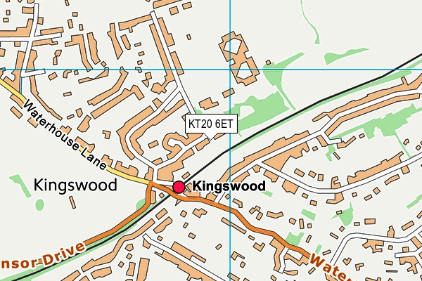 Fitness Express At Legal & General (Kingswood) map (KT20 6ET) - OS VectorMap District (Ordnance Survey)