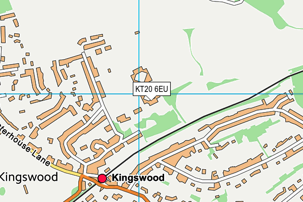 Legal & General House Sports Ground (Closed) map (KT20 6EU) - OS VectorMap District (Ordnance Survey)
