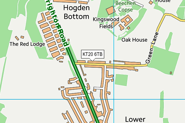 Map of HERSHAM CATERING LTD at district scale
