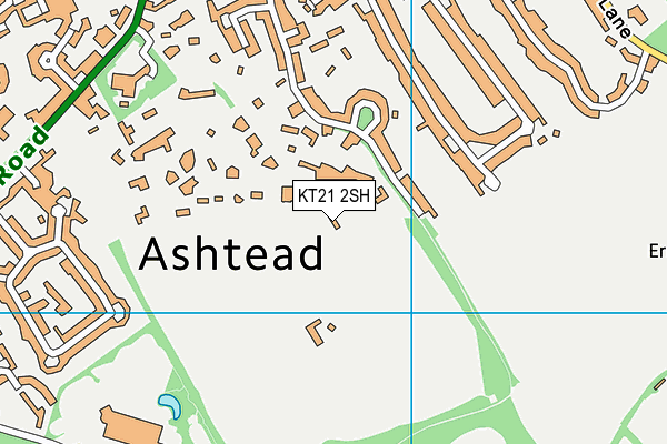 KT21 2SH map - OS VectorMap District (Ordnance Survey)