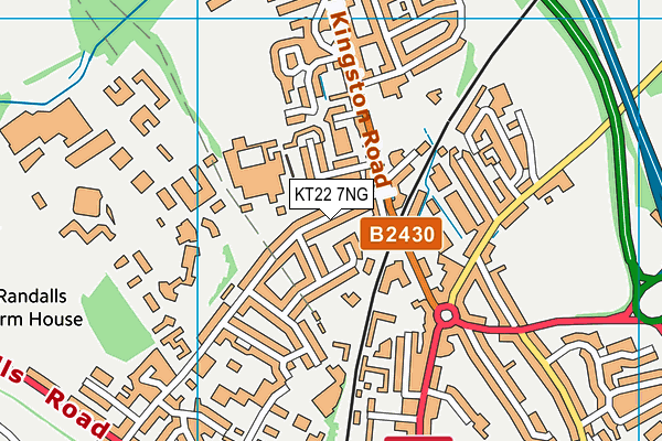 Map of VILLAGE AESTHETIC'S WIMBLEDON LTD at district scale