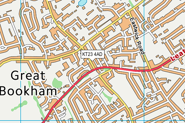 Map of BLAKES OF BOOKHAM EVENT SERVICES LIMITED at district scale